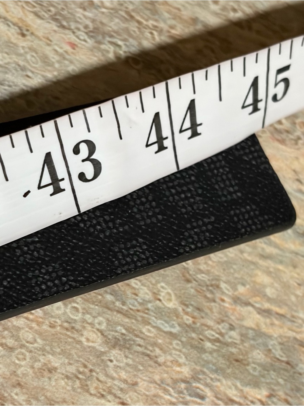 Michael Kors Men's Black Signature MK Silver Color Logo Leather Belt - Picture 8 of 16